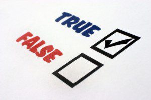 True or False True or false check boxes
