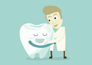 Tooth & Dentist Hug