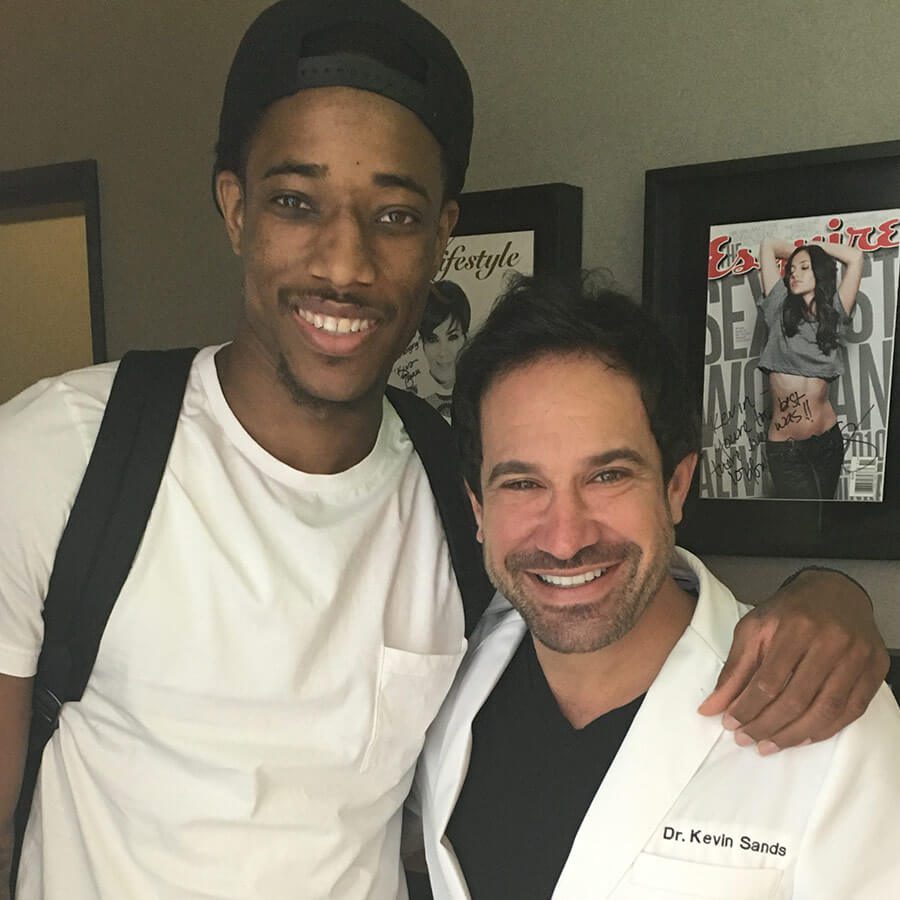 Celebrity Demar DeRozan