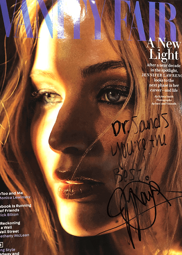 Vanity Fair cover Jennifer Lawrence